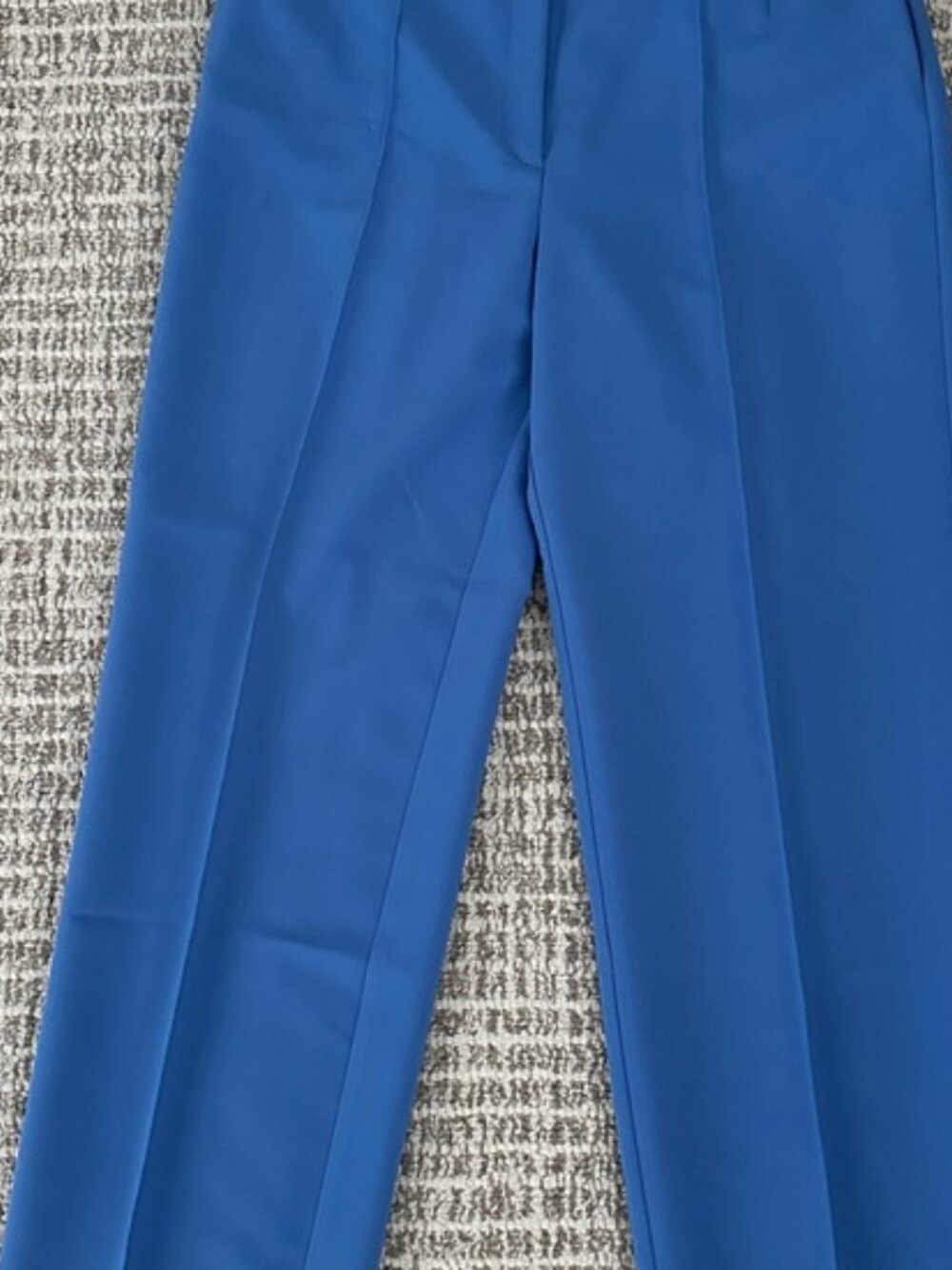 NEW Monnari Designer Bright Blue Tailored Dressy Wide Leg Women's Pants Sz 44